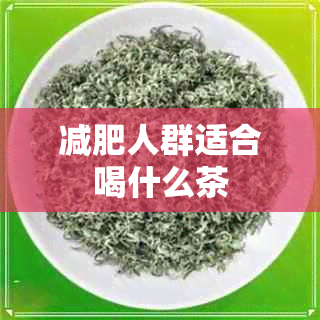 减肥人群适合喝什么茶