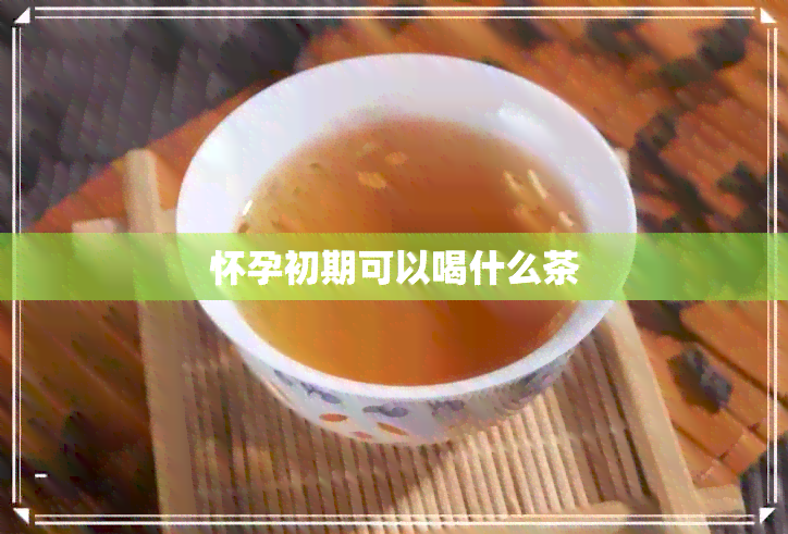 怀孕初期可以喝什么茶