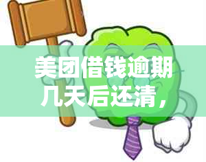 美团借钱逾期几天后还清，还能再借吗？安全吗？