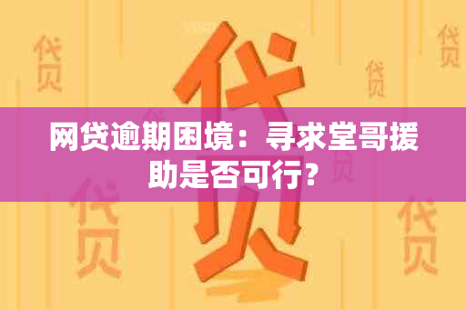 网贷逾期困境：寻求堂哥援助是否可行？