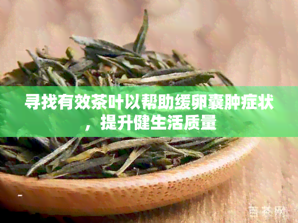 寻找有效茶叶以帮助缓卵囊肿症状，提升健生活质量