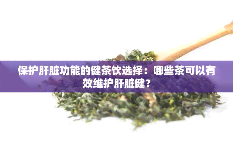 保护肝脏功能的健茶饮选择：哪些茶可以有效维护肝脏健？