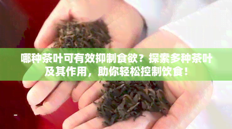 哪种茶叶可有效抑制食欲？探索多种茶叶及其作用，助你轻松控制饮食！