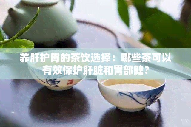 养肝护胃的茶饮选择：哪些茶可以有效保护肝脏和胃部健？