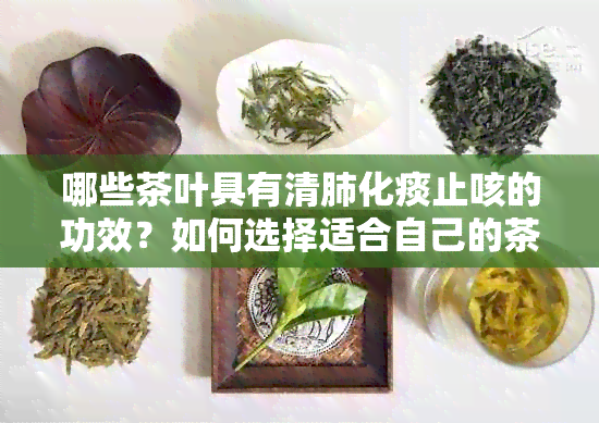 哪些茶叶具有清肺化痰止咳的功效？如何选择适合自己的茶饮来缓解咳嗽症状？