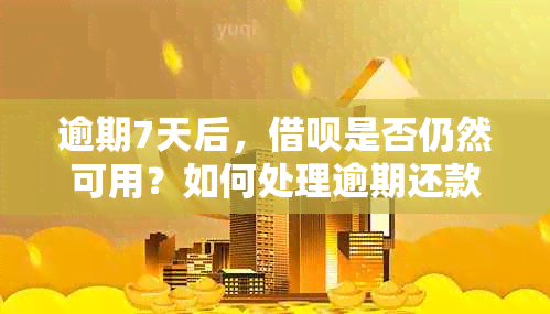 逾期7天后，借呗是否仍然可用？如何处理逾期还款并继续借款？