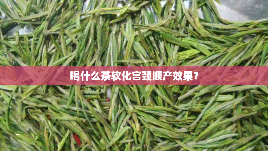 喝什么茶软化宫颈顺产效果？