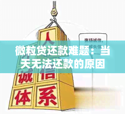 微粒贷还款难题：当天无法还款的原因解析与解决建议