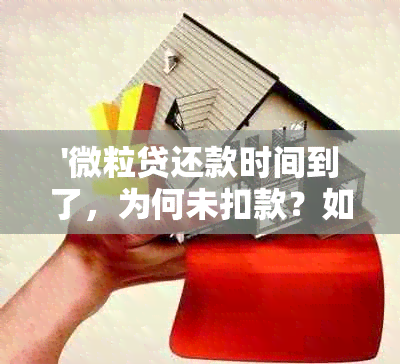 '微粒贷还款时间到了，为何未扣款？如何解决自动扣款问题？'