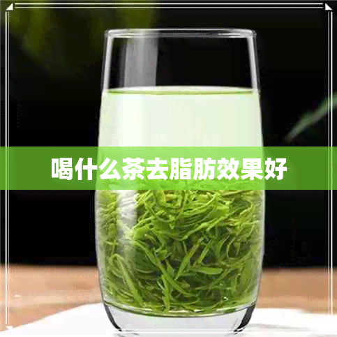 喝什么茶去脂肪效果好