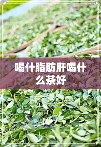 喝什脂肪肝喝什么茶好