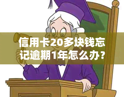 信用卡20多块钱忘记逾期1年怎么办？