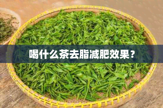 喝什么茶去脂减肥效果？