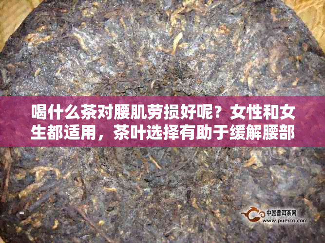 喝什么茶对腰肌劳损好呢？女性和女生都适用，茶叶选择有助于缓解腰部疼痛。