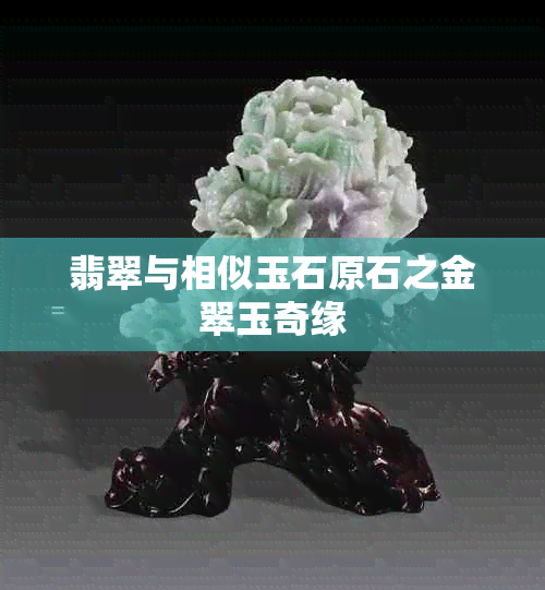 翡翠与相似玉石原石之金翠玉奇缘