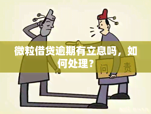 微粒借贷逾期有立息吗，如何处理？