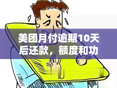 美团月付逾期10天后还款，额度和功能是否受限？安全性能如何保障？