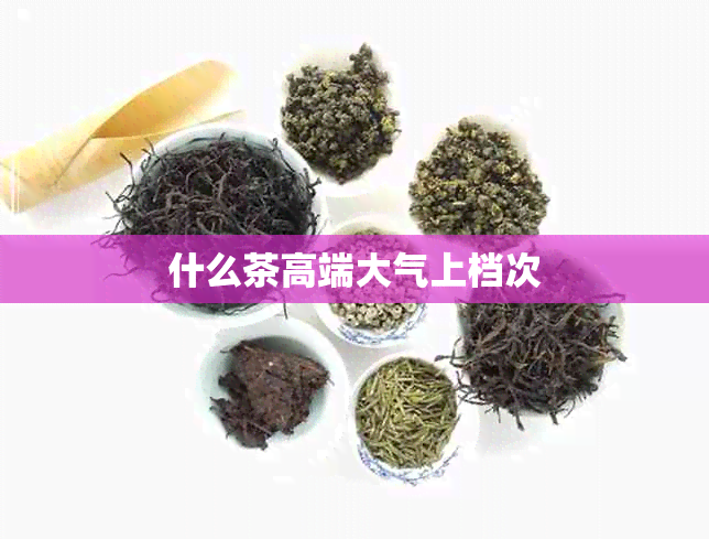 什么茶高端大气上档次