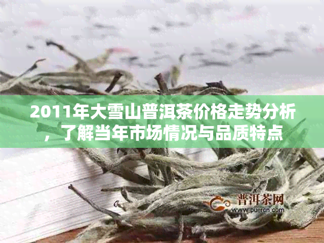 2011年大雪山普洱茶价格走势分析，了解当年市场情况与品质特点