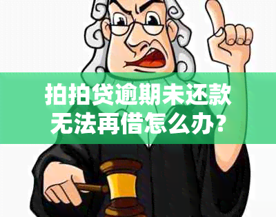 拍拍贷逾期未还款无法再借怎么办？