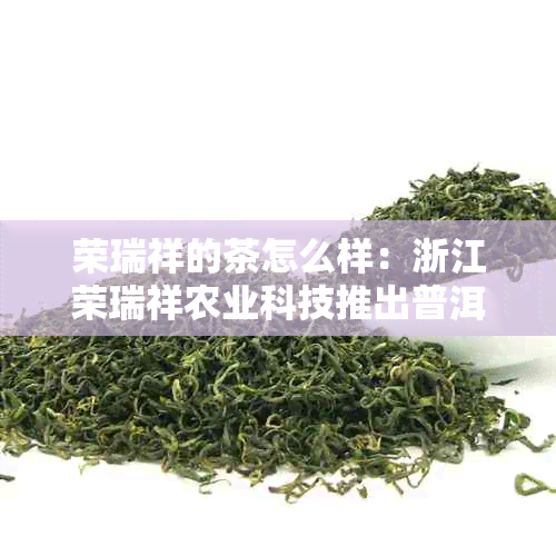 荣瑞祥的茶怎么样：浙江荣瑞祥农业科技推出普洱茶及茶书院体验活动