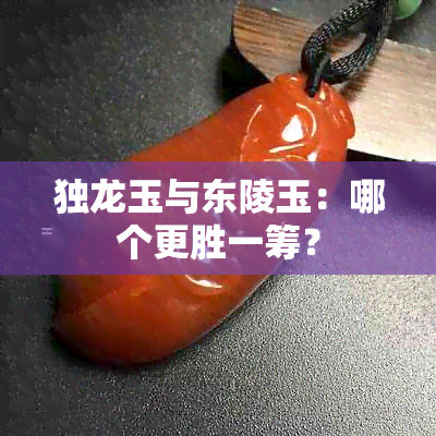 独龙玉与东陵玉：哪个更胜一筹？