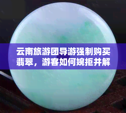 云南旅游团导游强制购买翡翠，游客如何婉拒并解决问题？