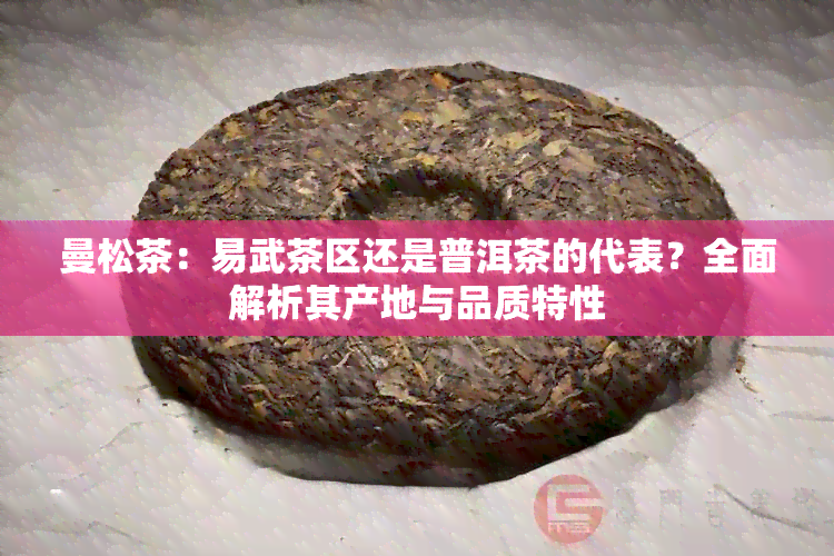 曼松茶：易武茶区还是普洱茶的代表？全面解析其产地与品质特性