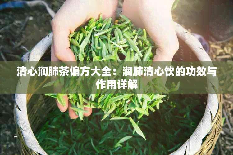 清心润肺茶偏方大全：润肺清心饮的功效与作用详解