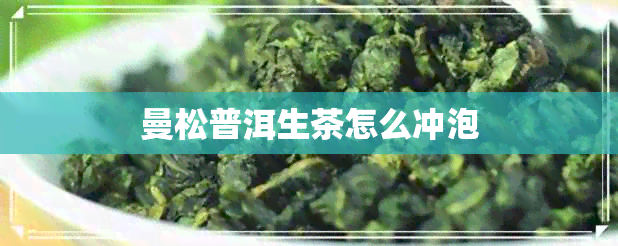 曼松普洱生茶怎么冲泡