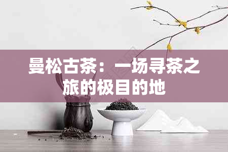 曼松古茶：一场寻茶之旅的极目的地