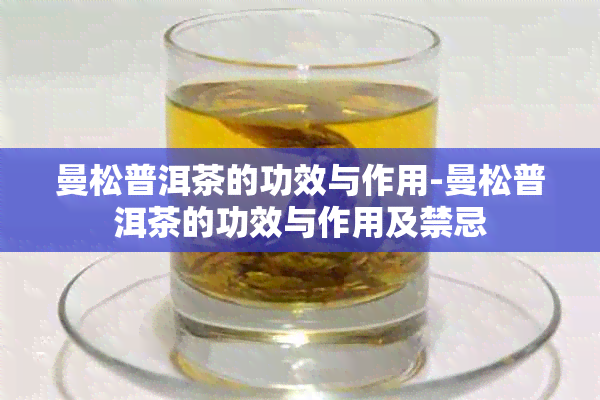 曼松普洱茶的功效与作用-曼松普洱茶的功效与作用及禁忌