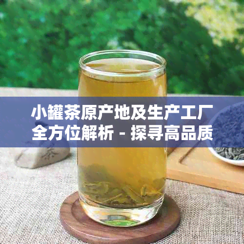 小罐茶原产地及生产工厂全方位解析 - 探寻高品质茶叶的诞生之地