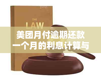 美团月付逾期还款一个月的利息计算与影响分析