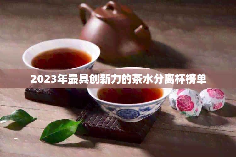 2023年更具创新力的茶水分离杯榜单