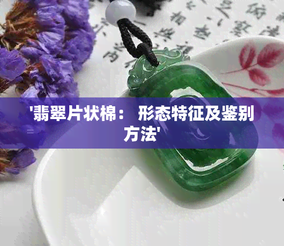 '翡翠片状棉： 形态特征及鉴别方法'