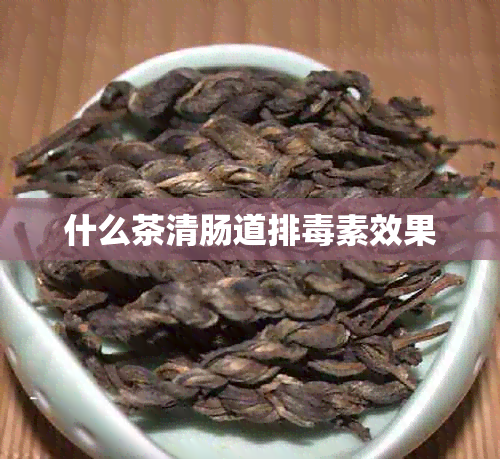 什么茶清肠道排素效果