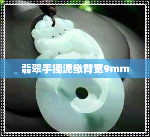 翡翠手镯泥鳅背宽9mm