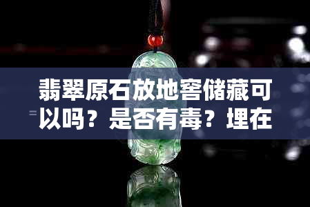 翡翠原石放地窖储藏可以吗？是否有？埋在土里可以吗？