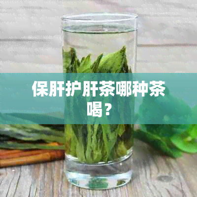 保肝护肝茶哪种茶喝？