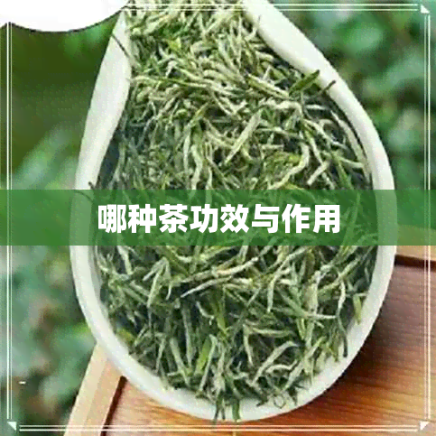 哪种茶功效与作用