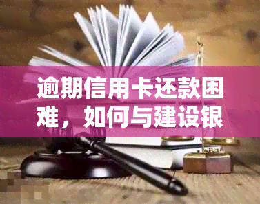 逾期信用卡还款困难，如何与建设银行协商分期减免利息？