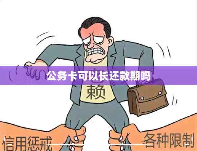 公务卡可以长还款期吗