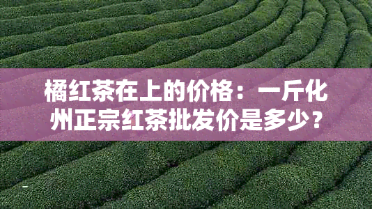 橘红茶在上的价格：一斤化州正宗红茶批发价是多少？