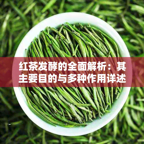 红茶发酵的全面解析：其主要目的与多种作用详述