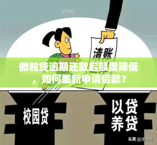 微粒贷逾期还款后额度降低，如何重新申请借款？