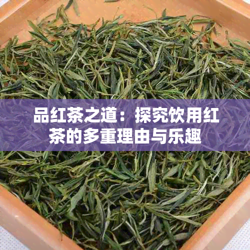 品红茶之道：探究饮用红茶的多重理由与乐趣