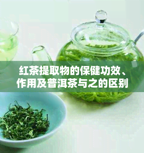 红茶提取物的保健功效、作用及普洱茶与之的区别与联系