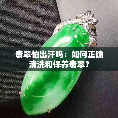 翡翠怕出汗吗：如何正确清洗和保养翡翠？