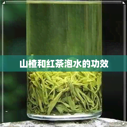 山楂和红茶泡水的功效